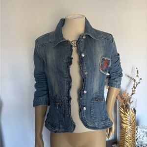 Makaveli Denim designer Jacket . Ptp 18 X 21 inches